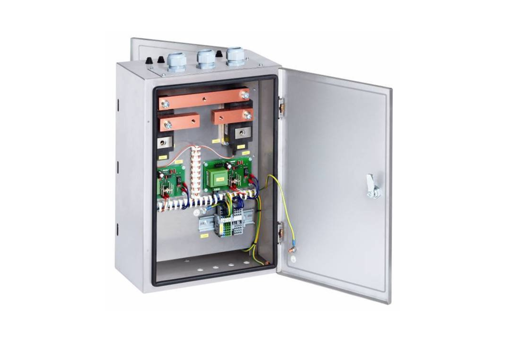 High current switch cabinet for resistance welding