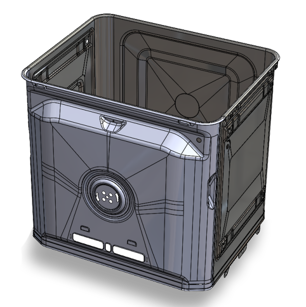 Oven housing assembly — simultaneous double-sided seam welding produces continuous, leak-tight seams along both sides of the enclosure in a single pass.